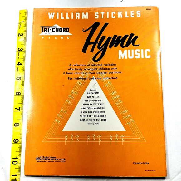 William Stickles Hymn Music Piano Book Sheet Tri-Cord USA Church Choir Christian - Picture 7 of 13